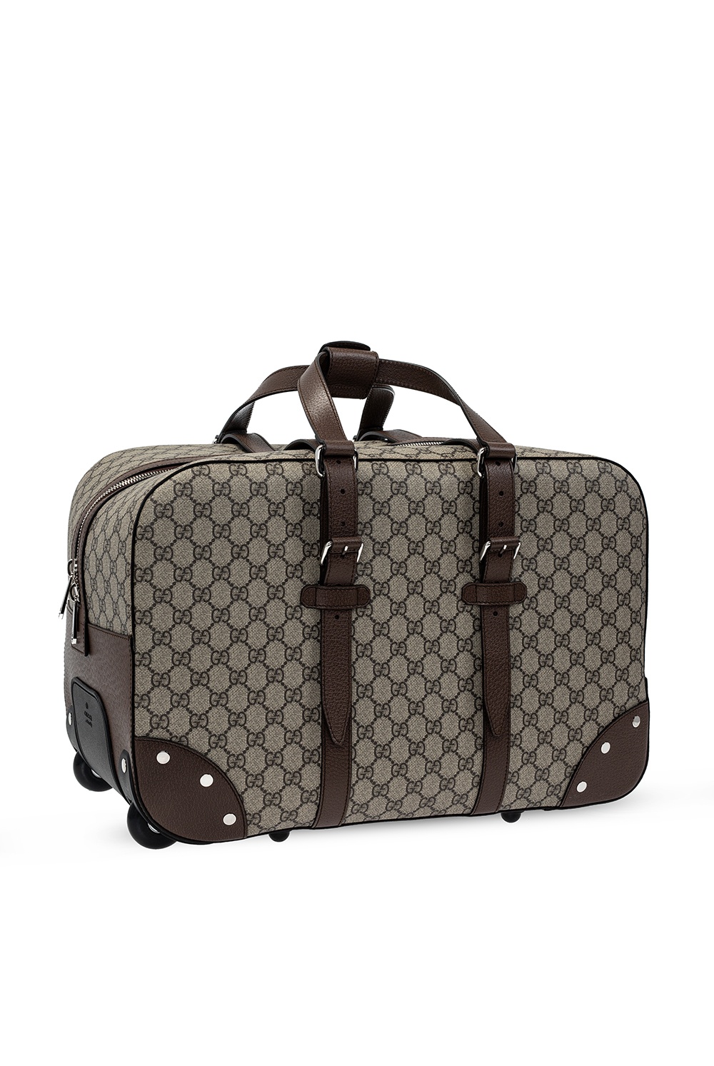 gucci tropical-print Suitcase on wheels